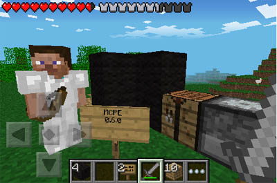 Minecraft Pocket Edition 0.6.0 - Baby Animals (Breeding), Armor, Signs