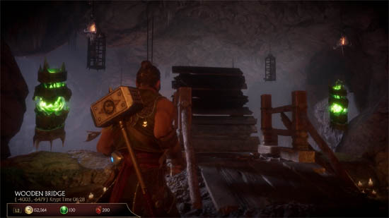 Wooden Bridge - blocked path