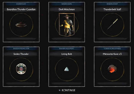 Character progression towers