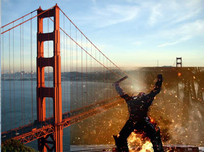 Golden Gate Bridge - Mob of the Dead Zombies