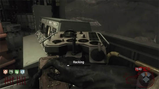 Control panel to stop excavator