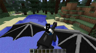 Fly an Ender Dragon with Dragon Mounts Mod for Minecraft