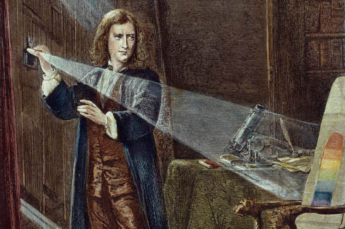 Isaac Newton painting