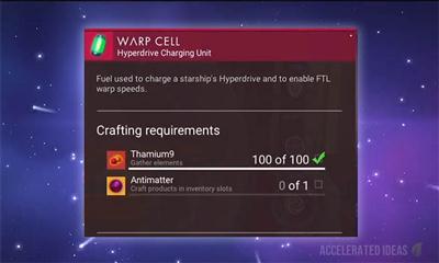 No Man’s Sky - How to Get Warp Cell’s