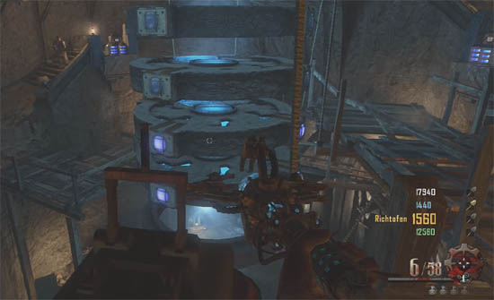 Circular rings at the bottom of excavation site