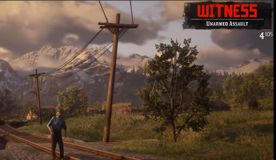 Witness sign in corner of screen