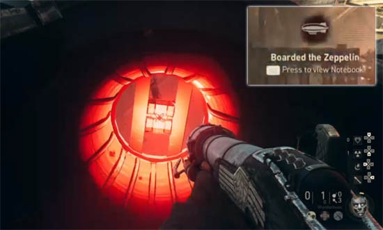 Pod to reach the zepplin