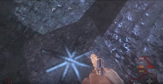 Symbol on stone slab