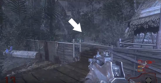 Wooden trap outside map