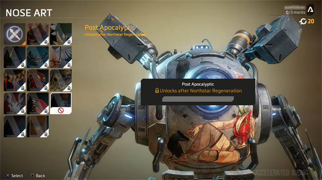 Nose Art unlock requiring Regeneration