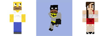 Melhores Imagens dos Personagens e Skins para Minecraft