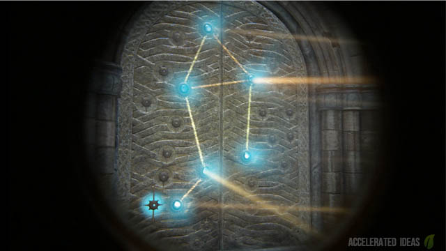 All lights aligned from three crosses