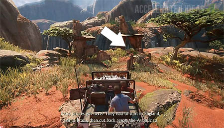 Parchment Scroll - treasure location