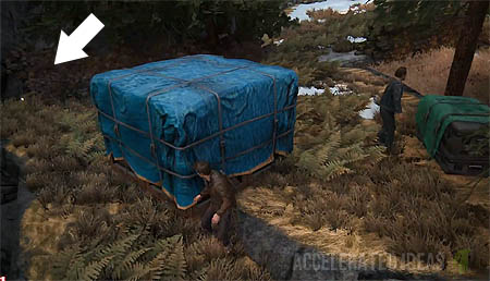 Carved Wood Kashkul - treasure location