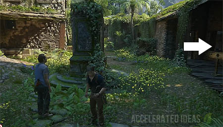 Ancient stone pot - location