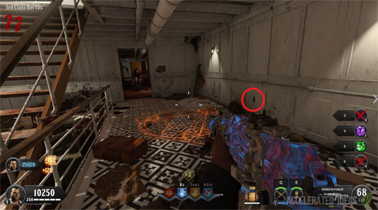 Ritual symbol on floor