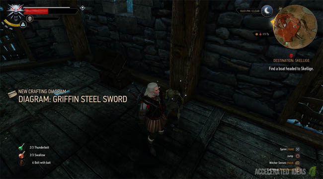 diagram for a Griffin Steel Swor