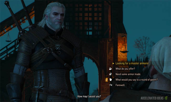 Master Armorer dialogue