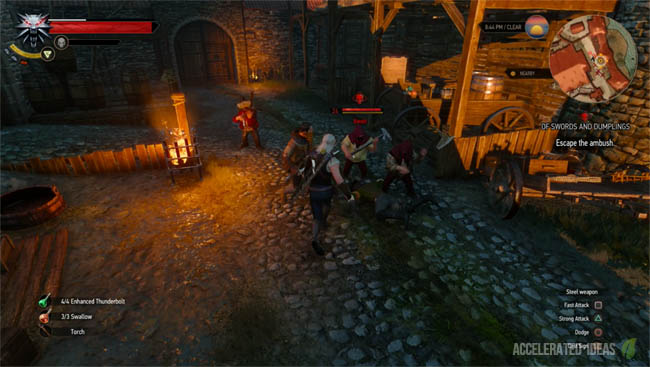 fight with Cleaver's men