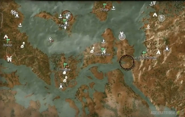 Witcher 3 - Complete Map with Points of Interest | Accelerated Ideas