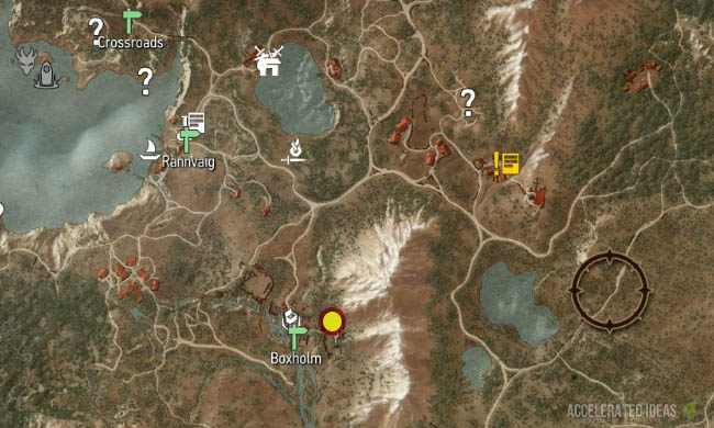 Witcher 3 - Griffin Upgrade Diagram Locations (Enhanced, Superior