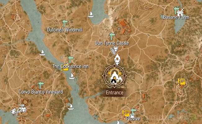 Trousers, Steel Sword and Boots location